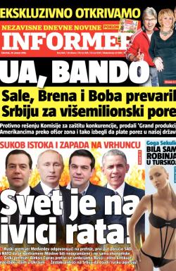 Informer - broj 834, 29. jan 2015.