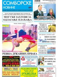 Somborske novine - broj 3259, 9. dec 2016.