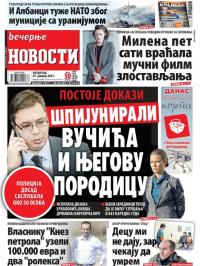 Večernje novosti - broj 3840, 21. jan 2021.