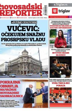 Novosadski reporter - broj 395, 9. sep 2022.