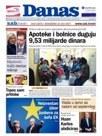 Danas - broj 6091, 3. jun 2014.