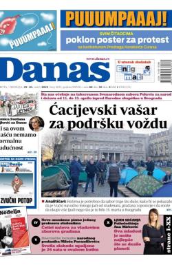 Danas - broj 9874, 29. mar 2025.