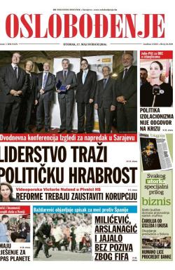 Oslobođenje - broj 24.959, 17. maj 2016.