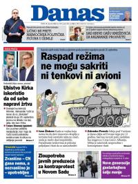 Danas - broj 10018, 16. sep 2025.