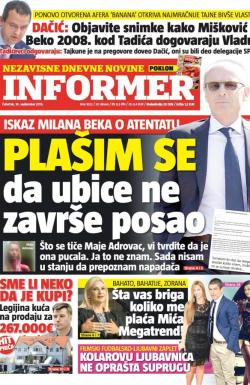 Informer - broj 1022, 10. sep 2015.