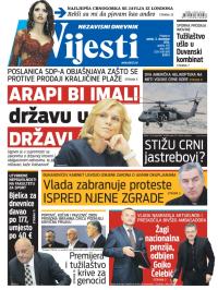 Vijesti - broj 5997, 5. dec 2014.