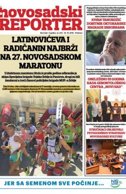 Novosadski reporter - broj 244, 18. okt 2019.