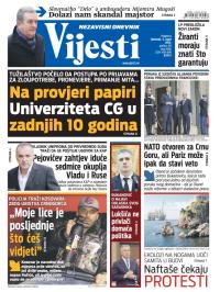 Vijesti - broj 6084, 5. mar 2015.