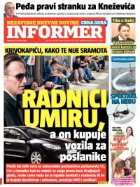 Informer CG - broj 745, 13. okt 2014.