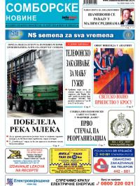 Somborske novine - broj 3064, 15. mar 2013.