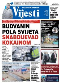 Vijesti - broj 6200, 1. jul 2015.