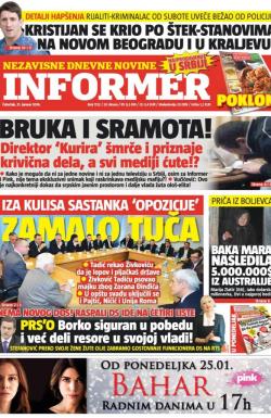 Informer - broj 1132, 21. jan 2016.