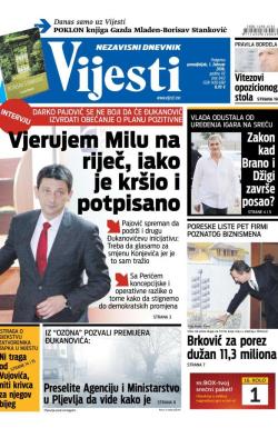Vijesti - broj 6412, 1. feb 2016.