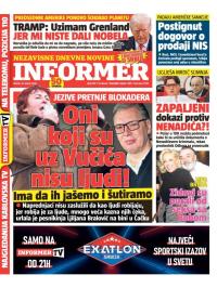 Informer - broj 4187, 20. jan 2026.