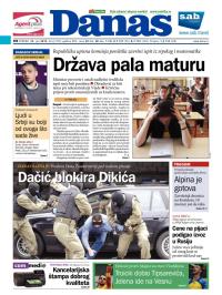 Danas - broj 5748, 25. jun 2013.
