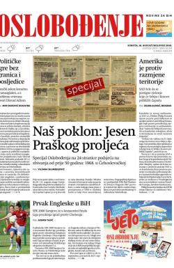 Oslobođenje - broj 25764, 18. avg 2018.
