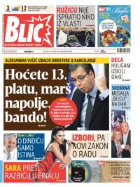 Blic - broj 6062, 25. dec 2013.