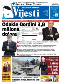Vijesti - broj 6089, 10. mar 2015.