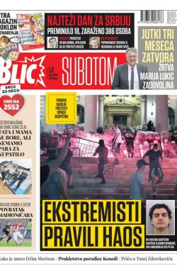 Blic - broj 8394, 11. jul 2020.