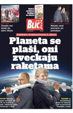 Blic - broj 7602, 15. apr 2018.