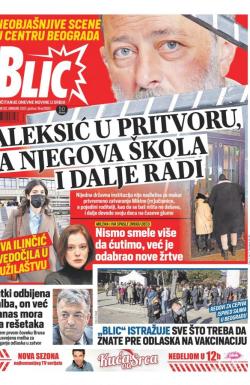 Blic - broj 8585, 22. jan 2021.
