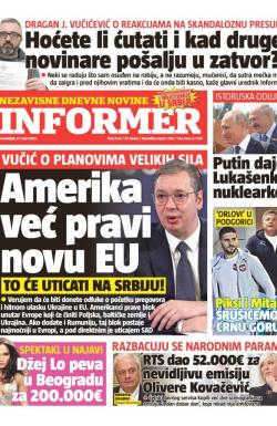 Informer - broj 3328, 27. mar 2023.