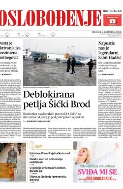 Oslobođenje - broj 25599, 4. mar 2018.