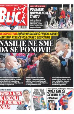 Blic - broj 8331, 9. maj 2020.