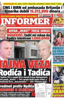 Informer - broj 1075, 11. nov 2015.
