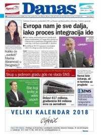 Danas - broj 7406, 8. jan 2018.