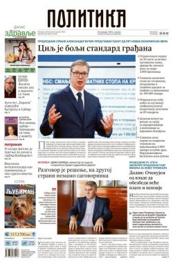 Politika - broj 40130, 25. avg 2025.