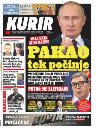 Kurir - broj 3087, 22. sep 2022.