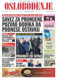 Oslobođenje - broj 24.756, 27. okt 2015.
