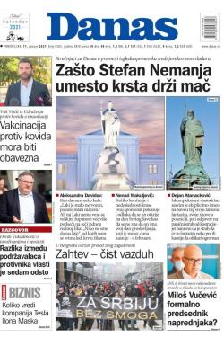 Danas - broj 8505, 11. jan 2021.