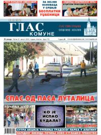 Novi glas komune, Apatin - broj 172, 31. avg 2012.