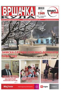 Vršačka kula - broj 1360, 14. jan 2022.