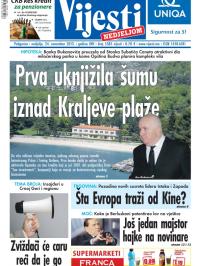 Vijesti - broj 5585, 24. nov 2013.