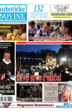 Nove Subotičke novine - broj 439, 12. sep 2025.