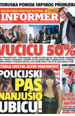 Informer - broj 1212, 25. apr 2016.