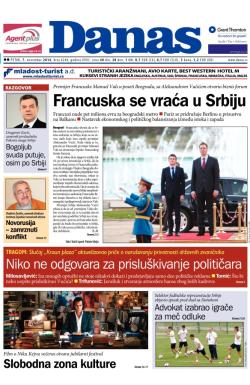 Danas - broj 6248, 7. nov 2014.
