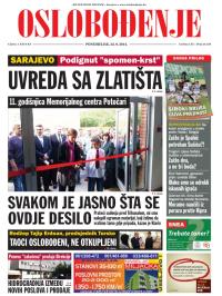 Oslobođenje - broj 24.356, 22. sep 2014.