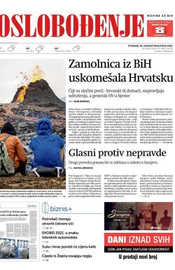 Oslobođenje - broj 26757, 10. avg 2021.
