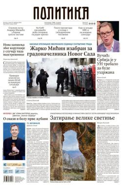 Politika - broj 39953, 25. feb 2025.