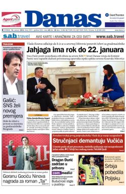 Danas - broj 5951, 14. jan 2014.