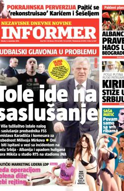 Informer - broj 764, 4. nov 2014.