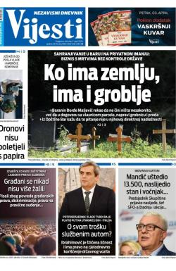 Vijesti - broj 10027, 2. apr 2026.