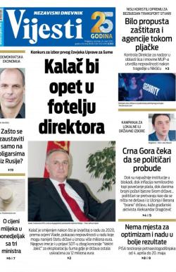 Vijesti - broj 8604, 24. mar 2022.