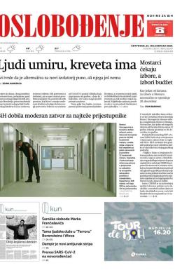 Oslobođenje - broj 26437, 23. jul 2020.
