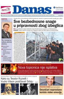 Danas - broj 6723, 25. feb 2016.
