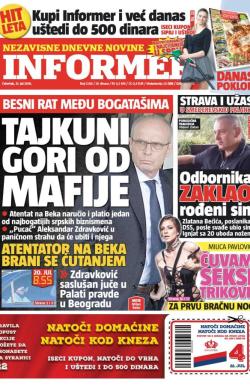 Informer - broj 1286, 21. jul 2016.